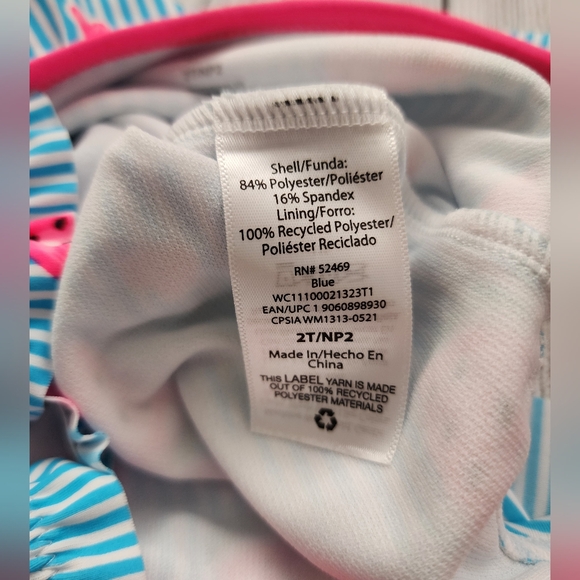 2T Swimsuits DreamWorks Trolls, WonderNation Watermelon (Set) - Picture 9 of 10